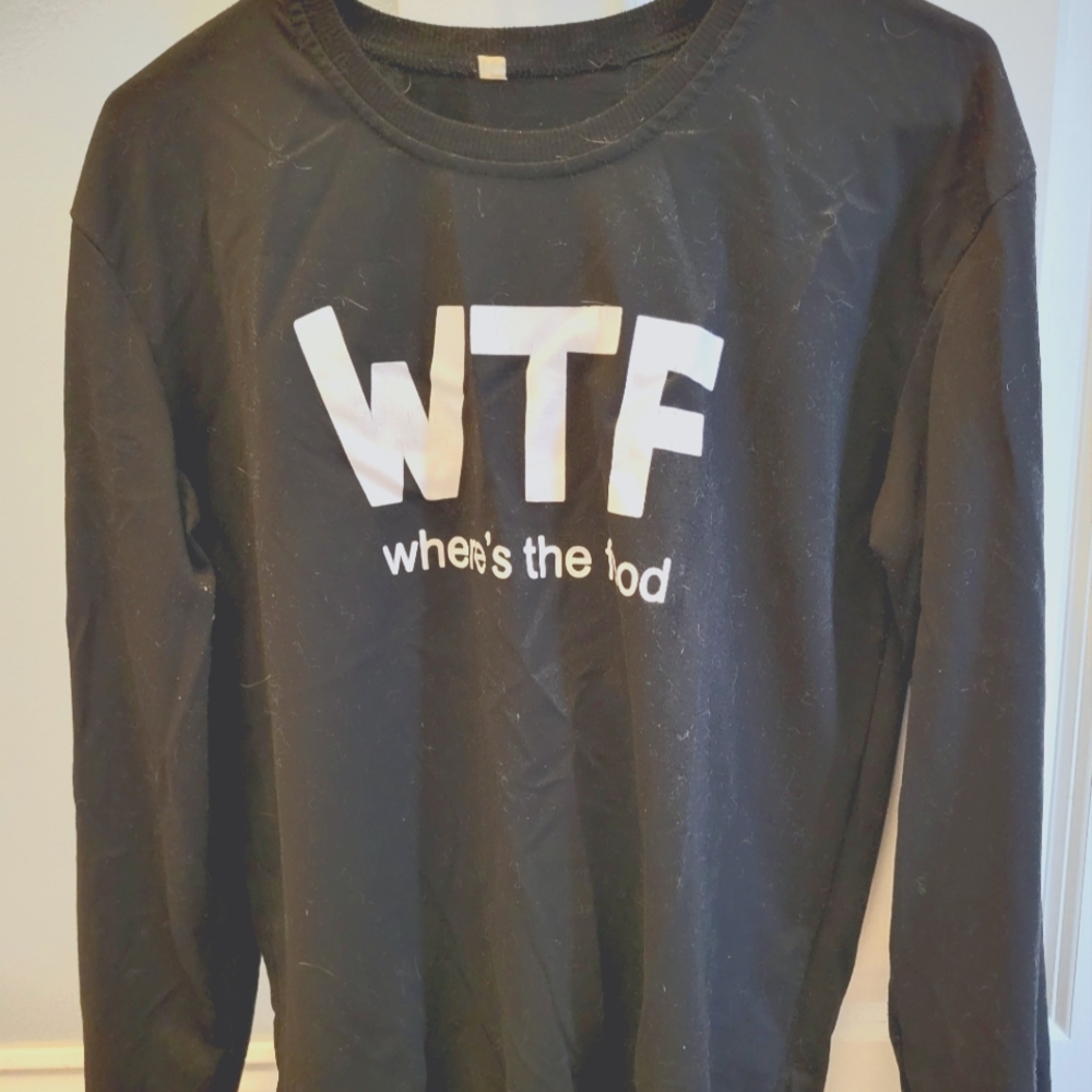 Where's the food light black sweatshirt